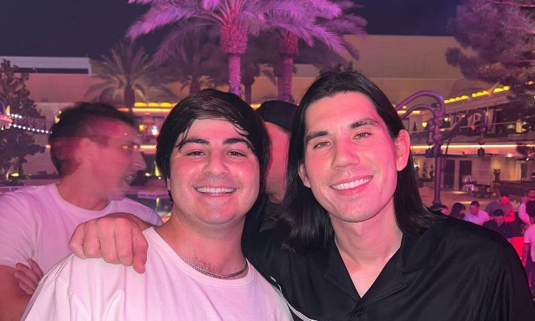 Lisa Loiacono's son, Jacob Greenspan(left) with his friend and musician, Gryffin.